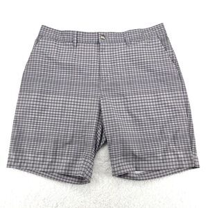 Adidas Ultimate‎ 365 Men's 38 Shorts Gray 2 Plaid Woven Golf Performance